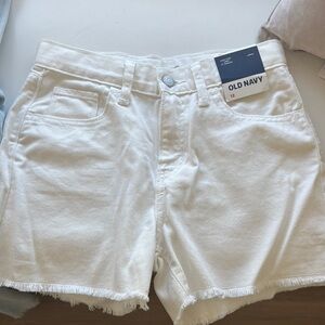 Old Navy White Denim Shorts